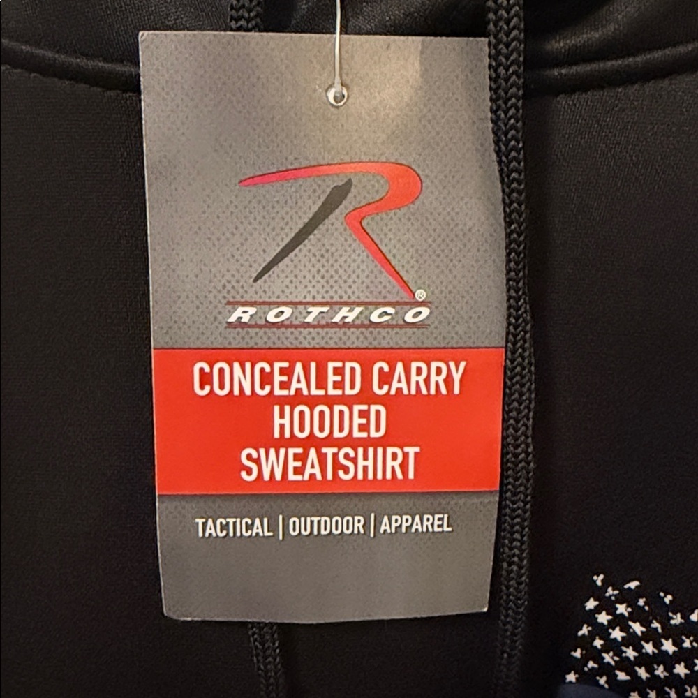 Concealed Carry Thin Blue Line Hoodie - Picture 6 of 8